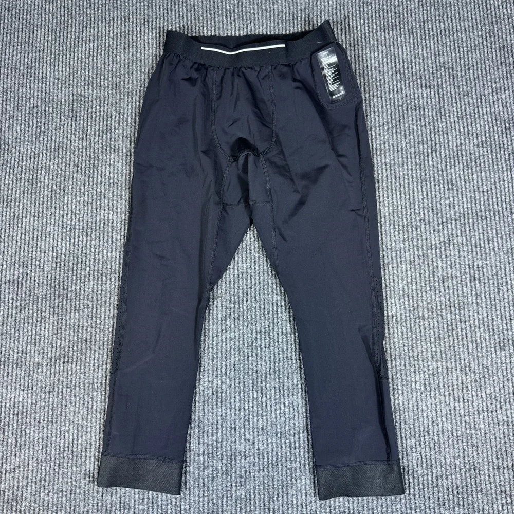 Ten Thousand 3/4 Tights Pants Mens Medium Athletic Compression Black Base Layer